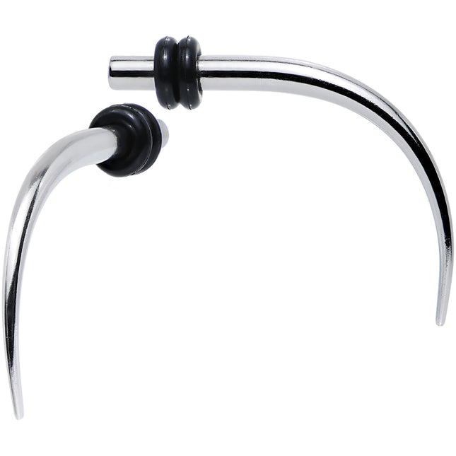 10G Stainless Steel Claw of Keres Curved Taper Set