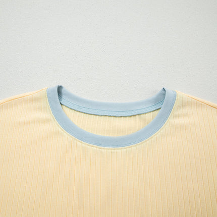 Sunny Trim Casual Short Set