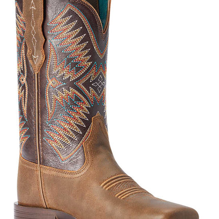 Ariat Women's Odessa StretchFit Western Boot, Fateful Brown