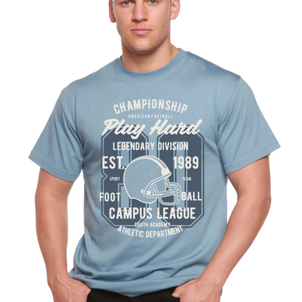 Play Hard Spun Bamboo® Men's Bamboo Viscose/Organic Cotton Short Sleeve Graphic T-Shirt