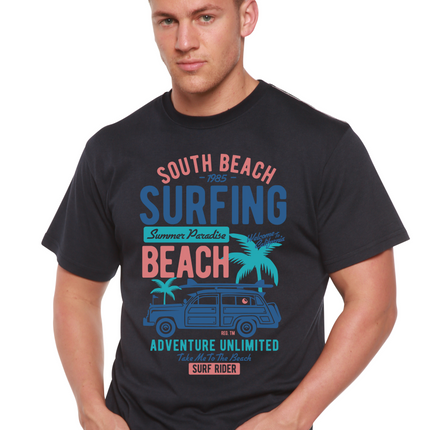 South Beach Spun Bamboo® Men's Bamboo Viscose/Organic Cotton Short Sleeve Graphic T-Shirt