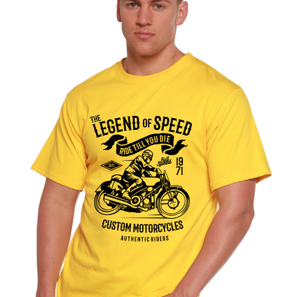 The Legend of Speed Spun Bamboo® Men's Bamboo Viscose/Organic Cotton Short Sleeve Graphic T-Shirt