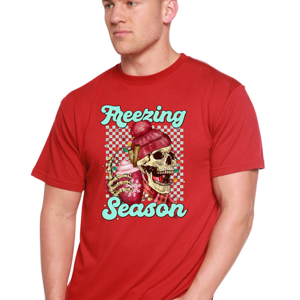 Freezing Season Unisex Bamboo Viscose/Organic Cotton Short Sleeve Graphic T-Shirt