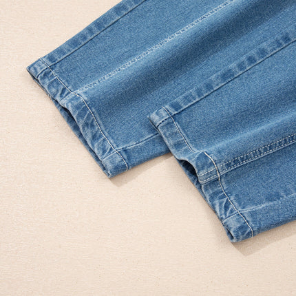 Hana Wash Cuffed Barrel Jeans