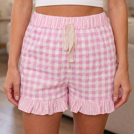 Arleth Detail Lace Tie Shorts