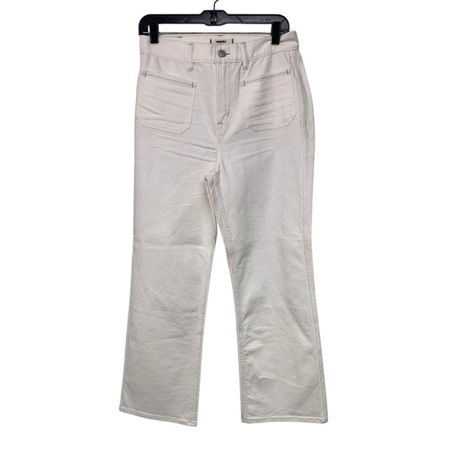 New AE77 Womens Size 27 White 100% Organic & Recycled Cotton Denim Jeans