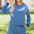 Blue Stripe / L - 12/14