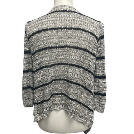 Mossimo Supply Co Womens Large PolyCotton Open Cardigan Loose Weave Sweater