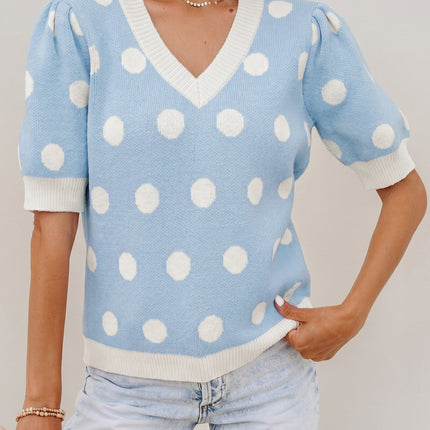 Rivka Puff Short Sleeve Sweater
