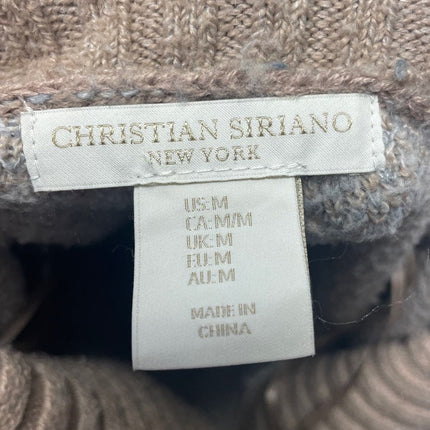 Christian Siriano New York Womens Medium PolyBlend Long Sleeve Cowl Neck Sweater