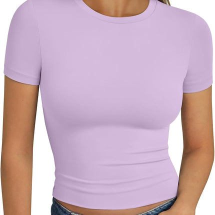 Trendy Queen Womens Short Sleeve T Shirt Basic Summer Top