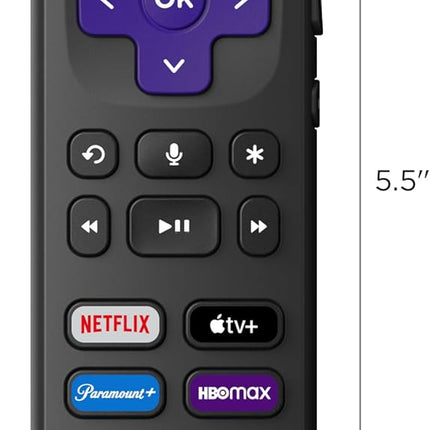 Roku Voice Remote, Replacement TV Remote Control