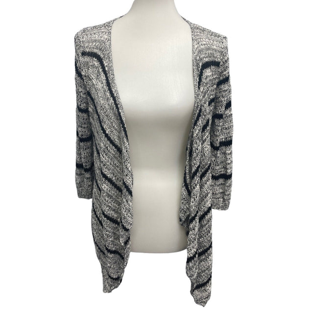 Mossimo Supply Co Womens Large PolyCotton Open Cardigan Loose Weave Sweater