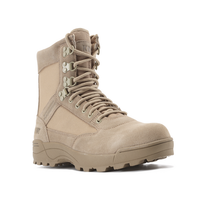 Kiwi Durable Sand Suede 6.5" Zipped Water Resistant Tactical Boots [R62100]