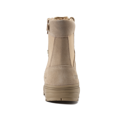 Kiwi Durable Sand Suede 6.5" Zipped Water Resistant Tactical Boots [R62100]