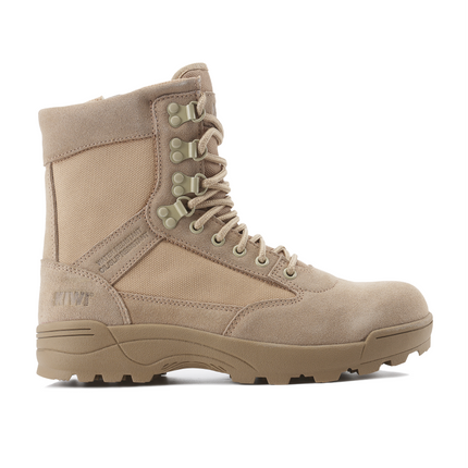 Kiwi Durable Sand Suede 6.5" Zipped Water Resistant Tactical Boots [R62100]