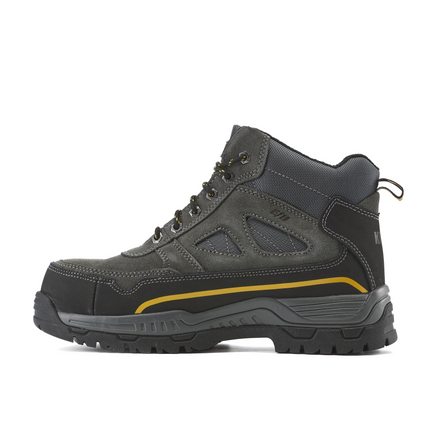 Kiwi Trail Grey Suede/Nylon 5" Steel Toe Water Resistant Work Boots [R63300]