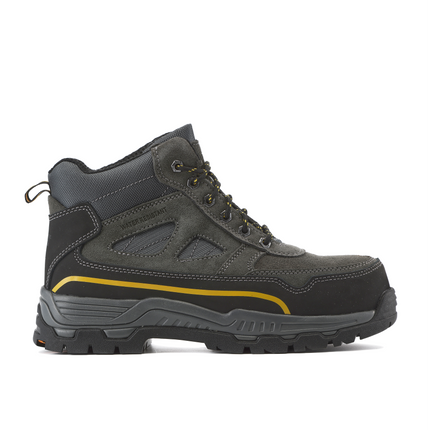 Kiwi Trail Grey Suede/Nylon 5" Steel Toe Water Resistant Work Boots [R63300]