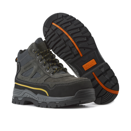 Kiwi Trail Grey Suede/Nylon 5" Steel Toe Water Resistant Work Boots [R63300]