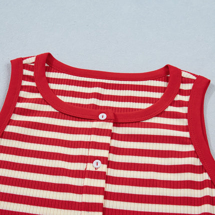 Monica Ribbed Knit Tank Top