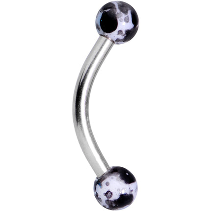5/16 Color Splash Curved Eyebrow Ring Set of 4
