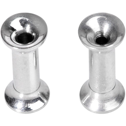 10G Steel Internally Threaded Screw Fit Tunnel Plug Set