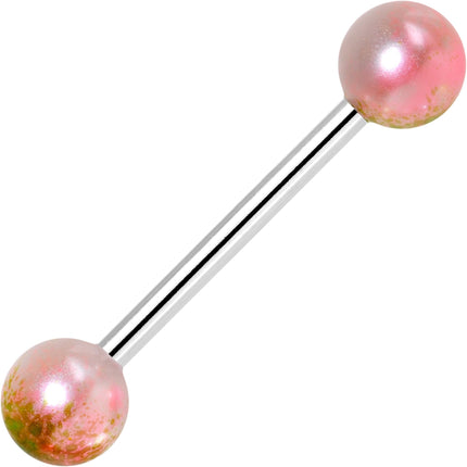 Multi Color Fun Fade Barbell Tongue Ring Set of 4
