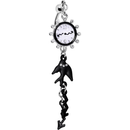 Clear Gem Weird Times Top Mount Dangle Belly Ring