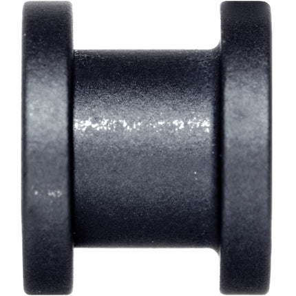 Brown Matte Silicone Screw Fit Tunnel Plug Set 6mm to 25mm