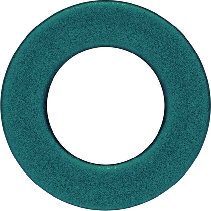 Teal Matte Silicone Screw Fit Tunnel Plug Set 6mm to 25mm