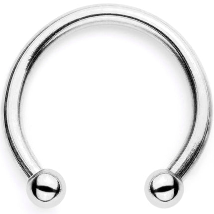 16G Teal Faux Opal Twisted Horseshoe Clip On Fake Septum Ring Set