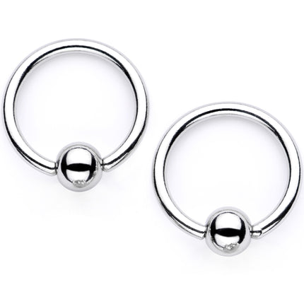 14G Blue Sugar Skull Mask Twisted BCR Captive Nipple Ring Set
