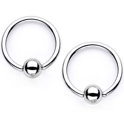 14G Sugar Skull Mask Twisted BCR Captive Nipple Ring Set of 4