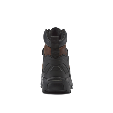 Kiwi ProGuard Brown Crazy Horse Leather Mid-Cut 6" Composite Toe Zipped Waterproof Tactical Boots [R69200]