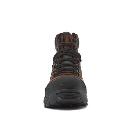 Kiwi ProGuard Brown Crazy Horse Leather Mid-Cut 6" Composite Toe Zipped Waterproof Tactical Boots [R69200]