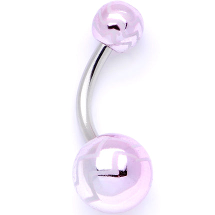All About Eye Catching Zig Zag Party Pack Belly Ring Set of 4