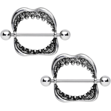 14G 7/8Chomp Chomp Chomp Nipple Shield Set