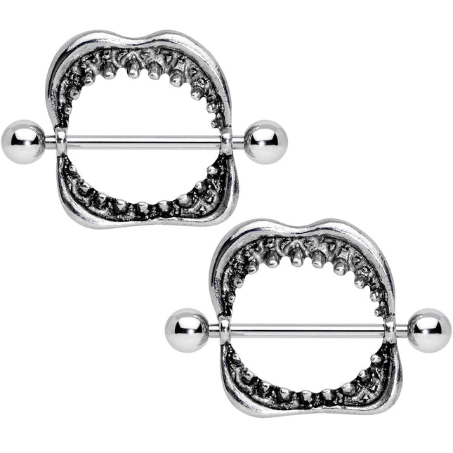 14G 7/8Chomp Chomp Chomp Nipple Shield Set