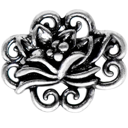 16G 1/4 Spirit of the Lotus Flower Cartilage Tragus Earring