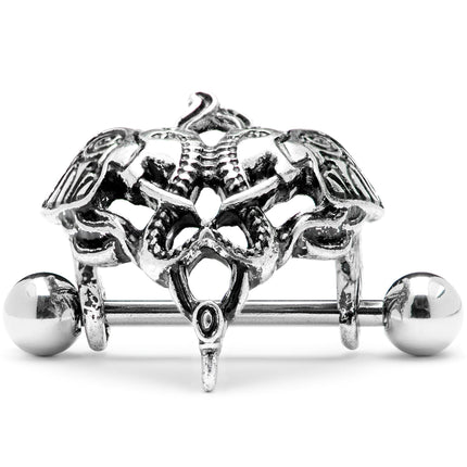 14G 9/16 Dueling Elephants Nipple Shield Set