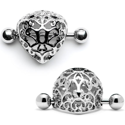 14G 9/16 Framework Triangular Geometric Nipple Shield Set