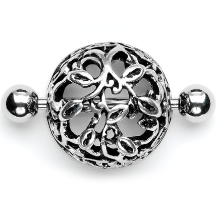 14G 9/16 Framework Twining Vines Nipple Shield Set