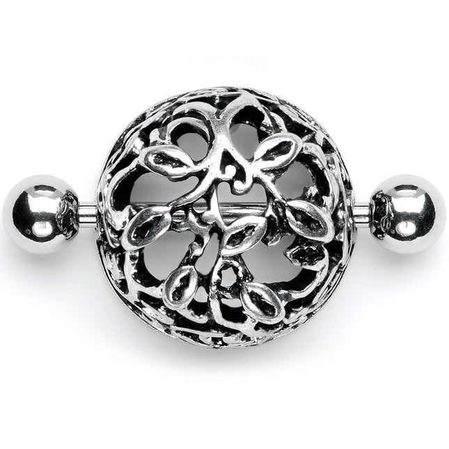 14G 9/16 Framework Twining Vines Nipple Shield Set
