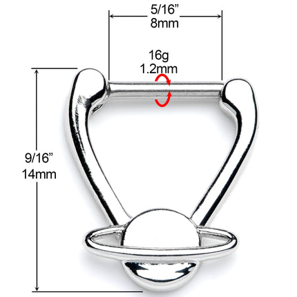16G 5/16 Saturn Interplanetary Hinged Cartilage Clicker