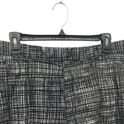 Christopher & Banks Womens Size 16 Stretch Cotton Skimmer Plaid Shorts