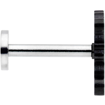 16G 5/16 Black Fantastic Dragon Internally Threaded Labret
