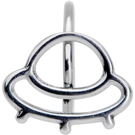 20G 5/16 Alien Spacecraft UFO Seamless Circular Ring