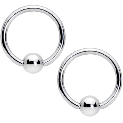14G 7/16 1/2 Aqua Gem Flowers BCR Barbell Nipple Ring Set of 4