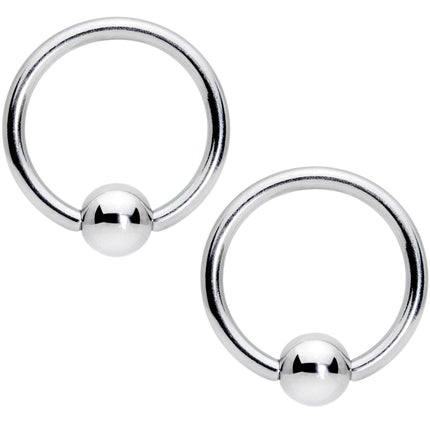 14G 7/16 1/2 Pink Gem Flowers BCR Barbell Nipple Ring Set of 4