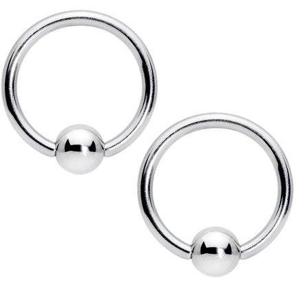 14G Clear Gem Rose Gold Tone Flowers BCR Barbell Nipple Ring Set